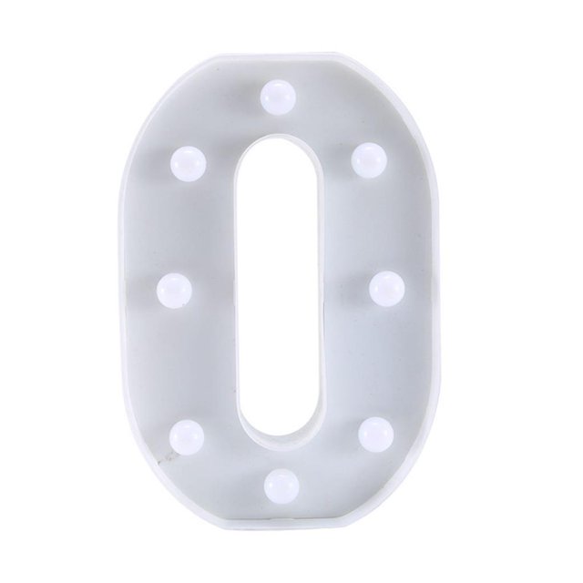 Naiovety Lámpara LED con letras del alfabeto inglés, luz nocturna única para cumpleaños, bodas, fiestas de Navidad, decoración del hogar Iluminación y accesorios No.11 Naiovety HA025570-12