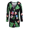 thumbnail image 2 of Gvmfive Women's Christmas Long Sleeve Button Up Casual Cardigan, 2 of 5