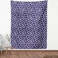 thumbnail image 4 of Ambesonne Sheep Fabric by the Yard Upholstery, Minimalist Cartoon Animals, 10 Yards, Dark Indigo Pastel Purple, 4 of 5