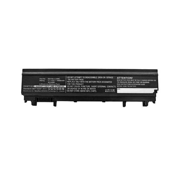 Batteries N Accessories BNA-WB-L4558 Laptops Battery - Li-Ion, 11.1V, 6600 mAh, Ultra High Capacity Battery - Replacement for Dell 0K8HC Battery