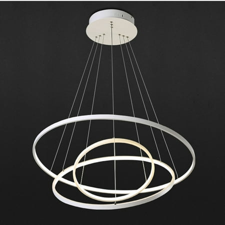 Meigar Modern Circular Ring Pendant Light Acrylic Aluminum Led Meigar Modern Circular Ring Pendant Light Acrylic Aluminum Led Chandelier Ceiling Lamp