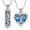 Blue-2pc, variant on Tree of Life Urn Necklace for Ashes Cremation Jewelry with Hollow Vial Cylinder Keepsake Memorial Lockets Ashes Holder for Women Men Pet