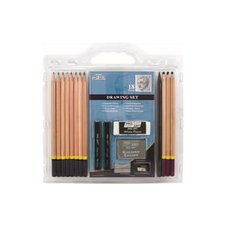 Nil Tech Drawing Pencils Set Graphite and Sketching Art Supplies 37 Piece -  Complete Artist Kit Ideal for Adults, Beginner and Artist