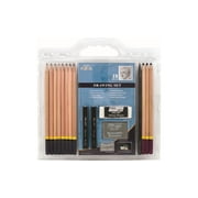 Pro Art Pencil Sketch & Draw 18pc Set – Versatile Art Pencils for Drawing, Sketching Pencils with Graphite, Charcoal, Erasers & Sharpeners