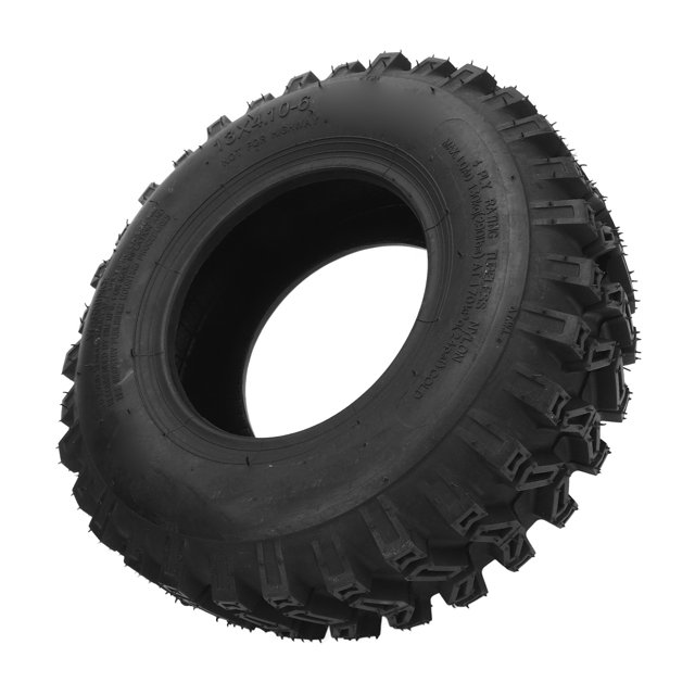 Vacuum Tire, Textured Tread Replacement Part Wear Resisting Rubber 6 Inch Wheel Tire Front Rear Use Puncture Prevention for Cart Mini Bike Grass Mower