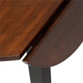 thumbnail image 3 of Thornton Black 3 Piece Drop Leaf Table Set, 3 of 11