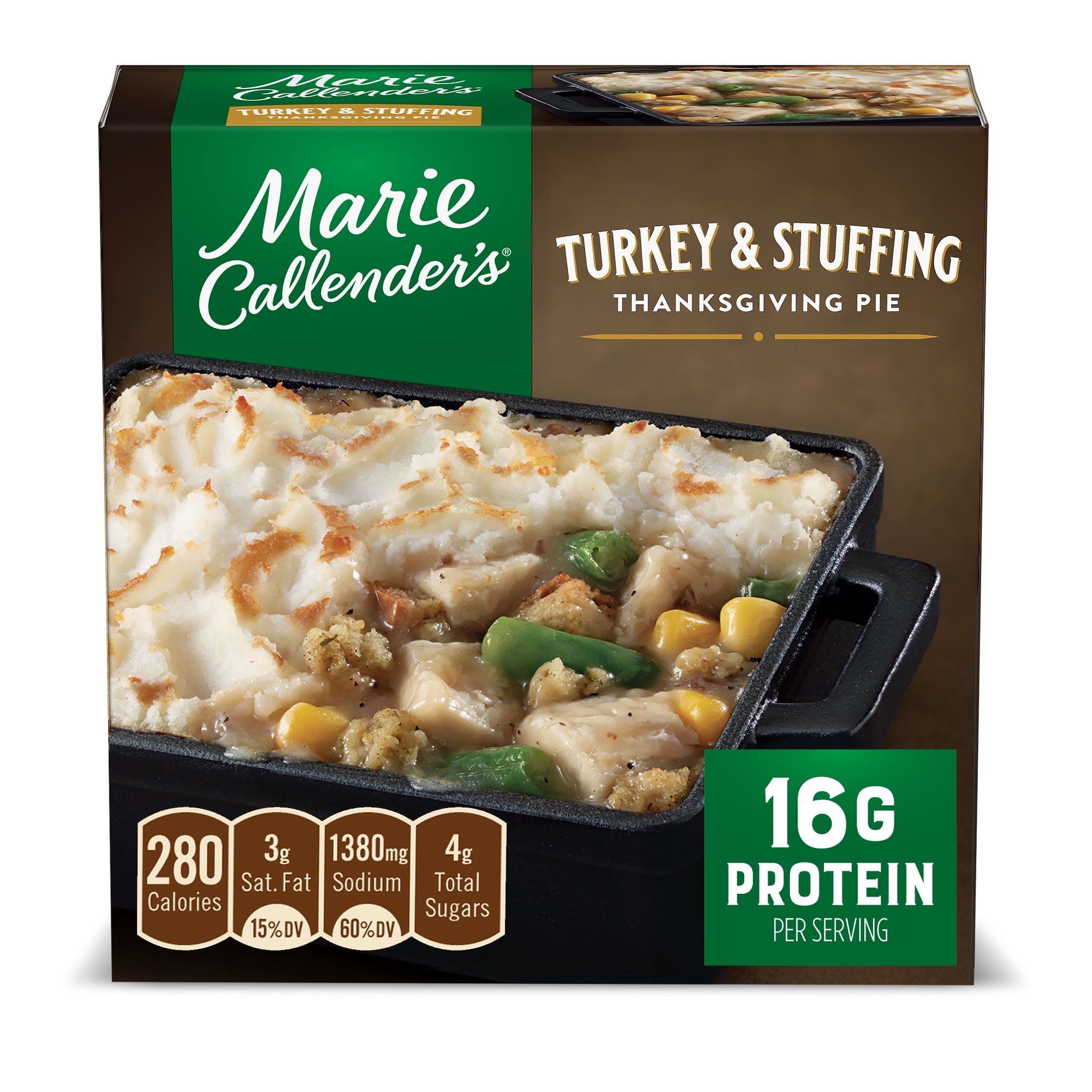 Marie Callender's Turkey and Stuffing Thanksgiving Pie ...