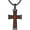 04-Wooden Cross, variant on Wooden Cross Necklace for Men, 925 Sterling Silver Wood Cross Pendant Necklaces, Religious Protection Christian Jewelry Gifts for Men Women
