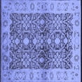 thumbnail image 1 of Ahgly Company Indoor Square Oriental Blue Industrial Area Rugs, 5' Square, 1 of 4