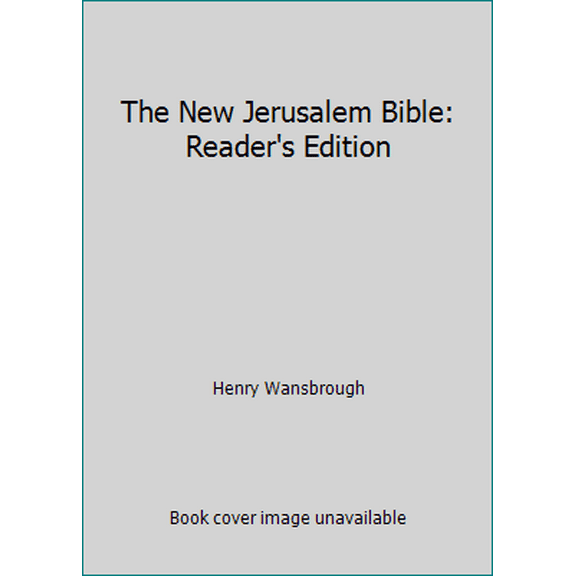 Pre-Owned The New Jerusalem Bible: Reader's Edition (Hardcover) 0385248326 9780385248327