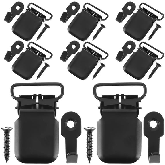 Tapestry Wall Hanging Clamps 8 Pack Metal Clips for Hanging Textiles, Rugs, Carpet Wall Display Easy Install Modern Decorative