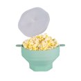thumbnail image 3 of Foldable Popcorn Bowl with Handle, Large Capacity Heat , Portable Silicone Microwave Popcorn Maker, 3 of 8