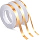 thumbnail image 1 of Zonon 3 rollos de cinta, cinta autoadhesiva de película de poliéster metalizado, cinta Washi para detalles navideños, paredes decorativas, artes gráficas para automóviles y barcos (dorado, tamaños sur, 1 of 3