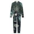 thumbnail image 4 of Demon Slayer Muichiro Tokito Kids Hooded Jumpsuit Union Suit Onesie One Piece Blanket for Boys Girls, 4 of 7