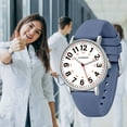 thumbnail image 2 of Bomieux Watch for Women Nurse Watch for Doctors Luminous Easy Read Dial,12/24 Hours with Second Hand,Silicone Band,Waterproof Watch Mother's Day gift for Women, 2 of 8
