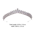 thumbnail image 4 of SHISUYAN Elegant Crystal Rhinestone Hair Band for Home Silver Alloy Durable Design Wide Application in, 4 of 8
