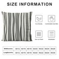 thumbnail image 5 of COMIO  Set of Throw Pillow Covers Pattern Black and White Geometric Dots Lines of Borders Decor Pillow Cases Home Decorative Square 18x18 Inches Pillowcases, 5 of 5
