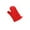 Red, variant on dgysar [Oven] Mitt Single Kitchen Microwave Cooking Glove Heat Resistant Non-Slip Polyester Pot Holder for Baking Grilling BBQ Tool Red Single