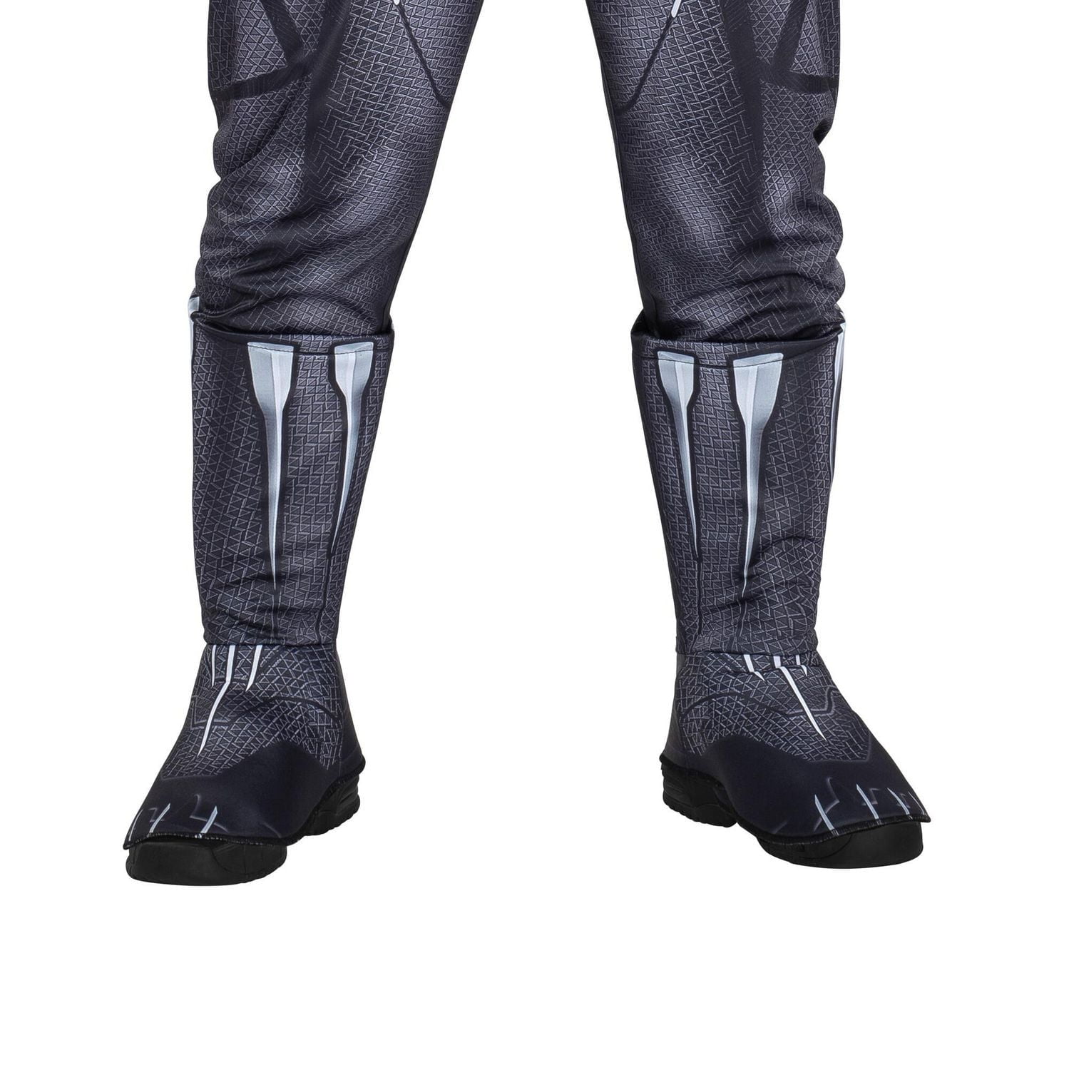 MARVEL Adult Black Panther Costume - Padded Jumpsuit and 3D Plastic Mask