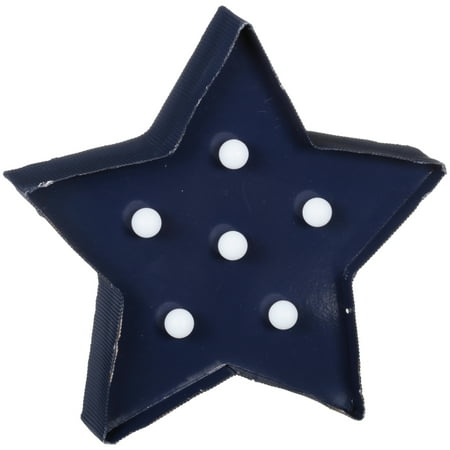Blue Star Lighted Décor