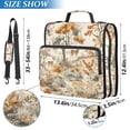thumbnail image 2 of FORMRS Zipper Binder with Shoulder Strap 2-inch Ring 500 Sheet Capacity File Bag, Forest Pattern, 2 of 5
