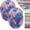 Blue Purple, variant on Chunky Chenille Yarn for Crocheting 2 Pack Hand Knitting 28 Yards / 8 oz Thick Tie Dye Fuzzy Jumbo Finger Arm Blanket Bag Cushion (Red) Red