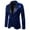 Blue, variant on Wrtxtat Men's Shiny Sequin Blazer Sparkle Metallic Tuxedo Party Jacket Festival Party Prom Performance One Button Jacket Big and Tall Blue XXXXXL