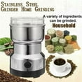 thumbnail image 2 of 220V Electric Coffee Grinder Flax Seed Nut Pepper Spices Grinder Stainless Steel Blender, 2 of 4
