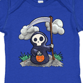 thumbnail image 4 of Inktastic Halloween Trick or Treating Cute Grim Reaper Boys or Girls Baby Bodysuit, 4 of 5