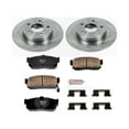 thumbnail image 3 of Power Stop Rear Stock Replacement Brake Pad and Rotor Kit KOE1168, 3 of 8