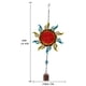 thumbnail image 4 of Fiudx Ofertas y liquidaciones 2 campanillas de viento con forma de sol, adornos de hierro forjado, campanillas de viento colgantes para balcón, 4 of 7