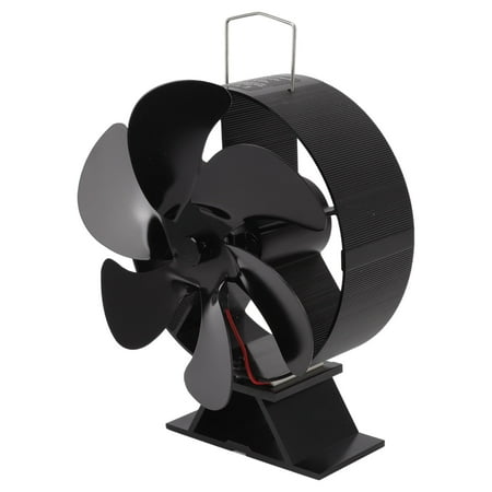 

Wood Burning Stove Fan 6 Blades Anodized Aluminum Fireplace Fan Energy Saving For Home