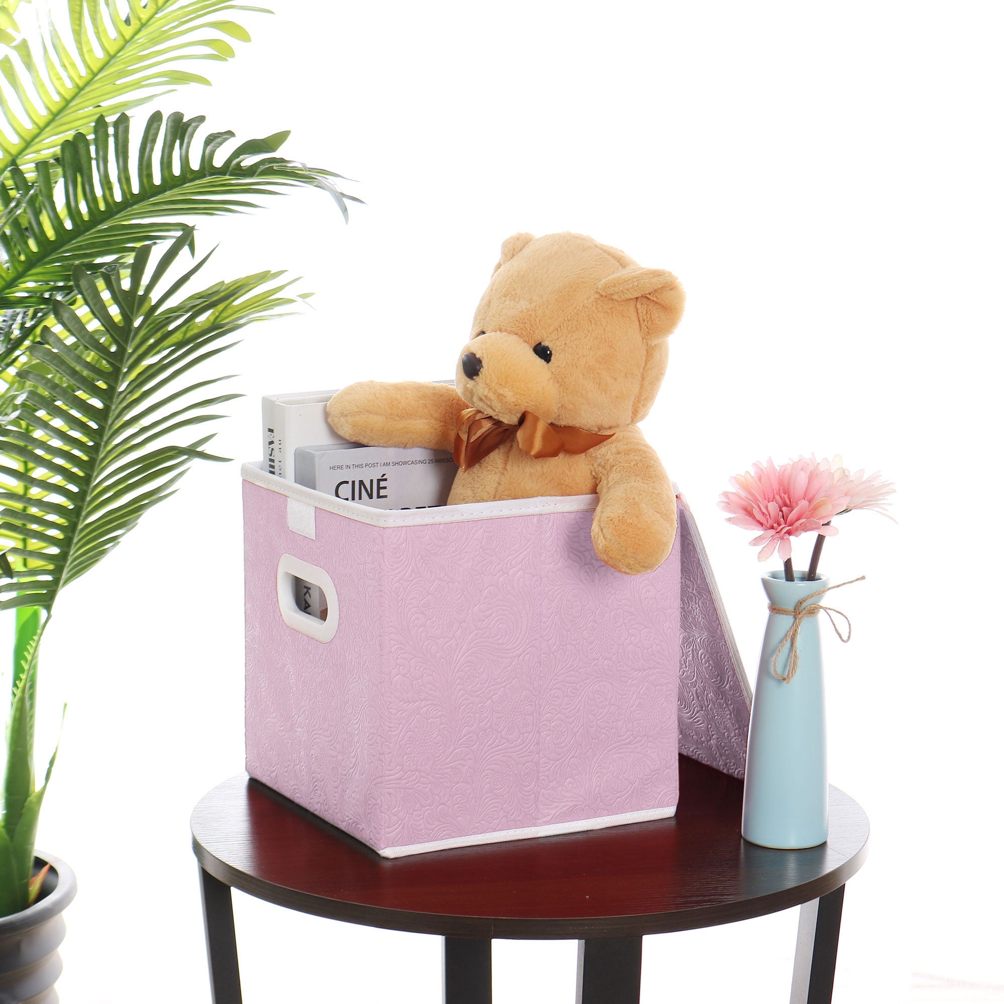 storage cube with toy bin