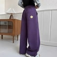 thumbnail image 6 of Girls Pants Size 10-12 Streetwear Casual Elastic Waisted Sweatpants with Drawstring Joggers for Girls, 6 of 6
