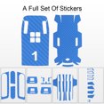 thumbnail image 3 of Quadcopter FPV Sticker Waterproof Carbon Fiber Protector Decal Skin For DJI SPARK Drone Blue, 3 of 3