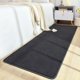 thumbnail image 2 of Alfombra Runner B BENRON Soft para dormitorio, 60 x 180 cm, color gris oscuro, 2 of 8