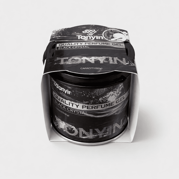 Tonyin Quality Perfume Gel Black Crystal Aromatizante para Auto 80 g | Gel Ambientador para Interior de Vehículos