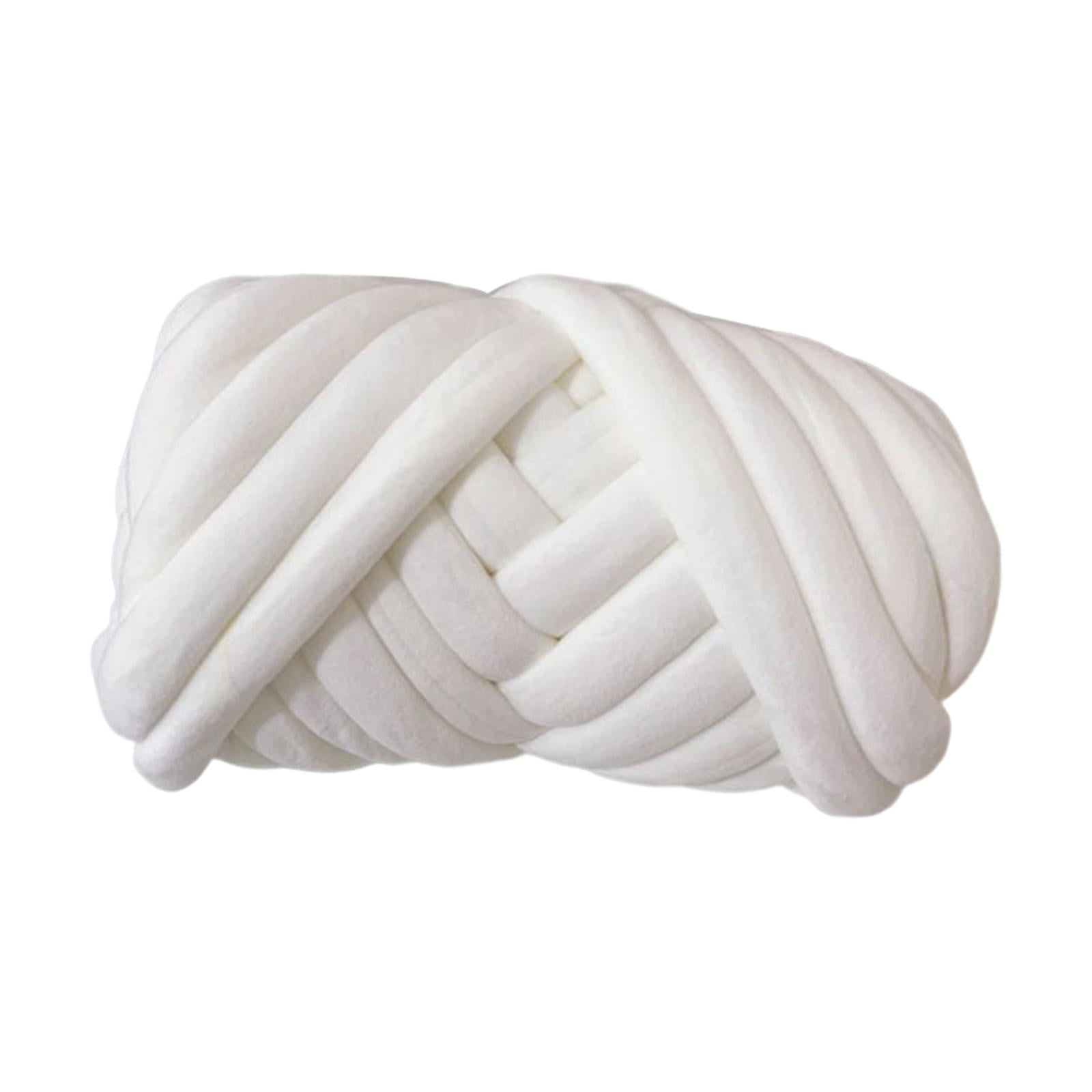 Velvet Chunky Yarn Super Soft Hand Knit Yarn 2.2lbs Bulky Tube Yarn for