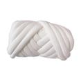 thumbnail image 1 of GUOOL Arm Knit Yarn for Quick Finger Weave Hand Knitting, 2.2lbs Velvet Washable Bulky White, 1 of 9