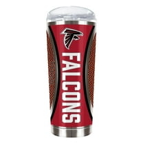 Atlanta Falcons 18 ounce vacuum insulated stainless steel team tumbler with Gameball graphic wrap
