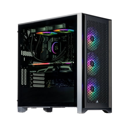 Velztorm Tentorix Custom Built Gaming Desktop PC (AMD Ryzen 7 5800X3D 8-Core, Radeon RX 6900 XT, 16GB RAM, 2TB PCIe SSD, Wifi, USB 3.2, HDMI, Bluetooth, Display Port, Win 11 Home)