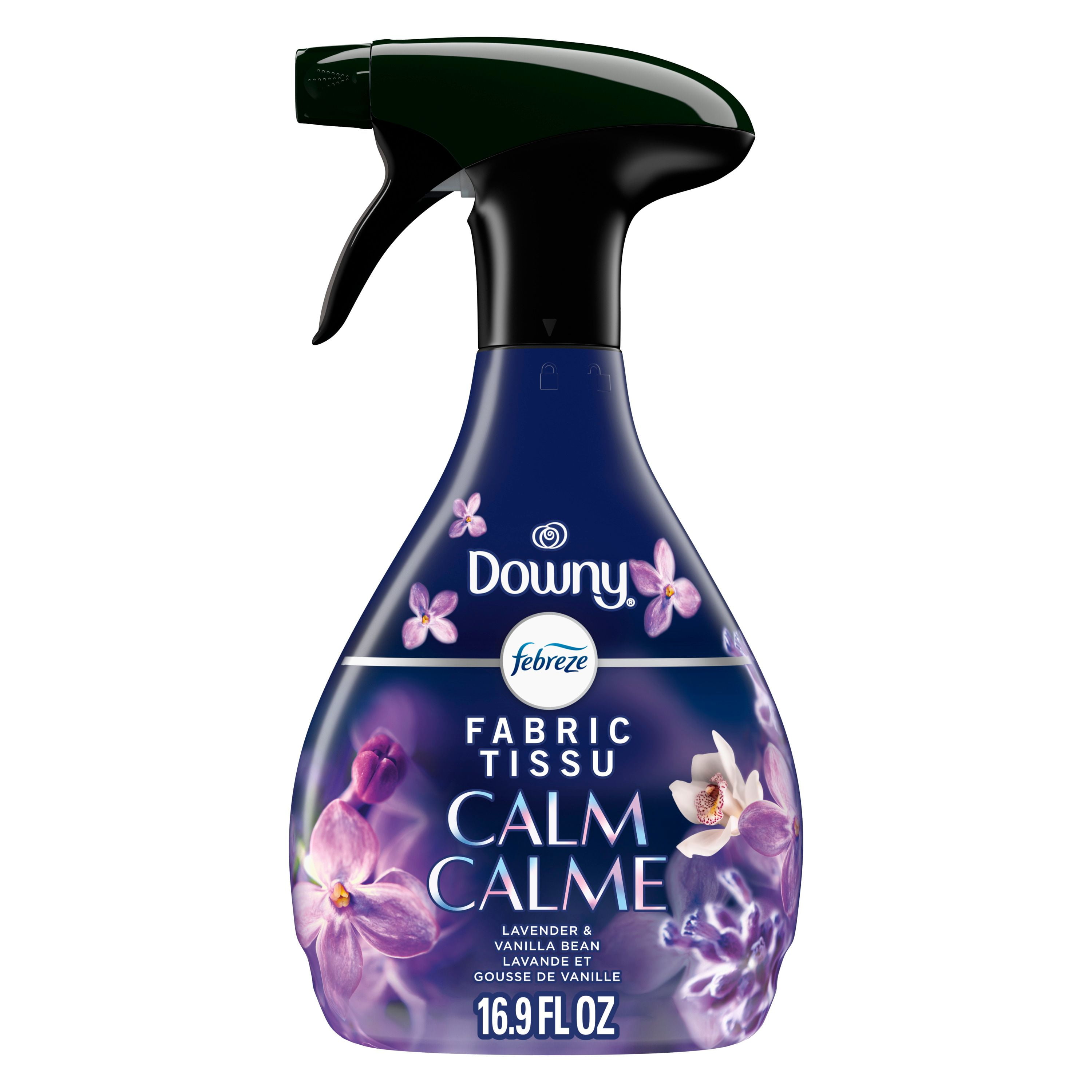 Febreze Fabric Spray Air Freshener, Odor-Fighting Fabric Refresher, Downy Calm Scent, 500 mL