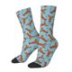 thumbnail image 1 of Fotbe Funny Lobsters Calcetas Largas con Estampado para Hombre y Mujer – Calcetas de Compresión Transpirables y Elásticas, Viajar y Uso Diario Talla 5-11, 1 of 6