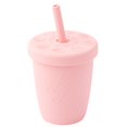 thumbnail image 1 of Vaso con Popote Lowcountry Littles 4.5oz Silicona No Tóxica Rosa, 1 of 9
