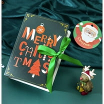 Christmas Candy Gift Box with Festive Green Design for Holiday Treats and Small Gifts