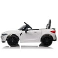 thumbnail image 6 of Bmw M4 12v Kids Electric Car with Parent Remote, Battery Powered Cars for Kids, Three Speed Adjustable,Power Display, Usb,Mp3 ,Bluetooth,Led Light,Story, Ride On Car for Boy and Girl Ages 3-8, White, 6 of 10