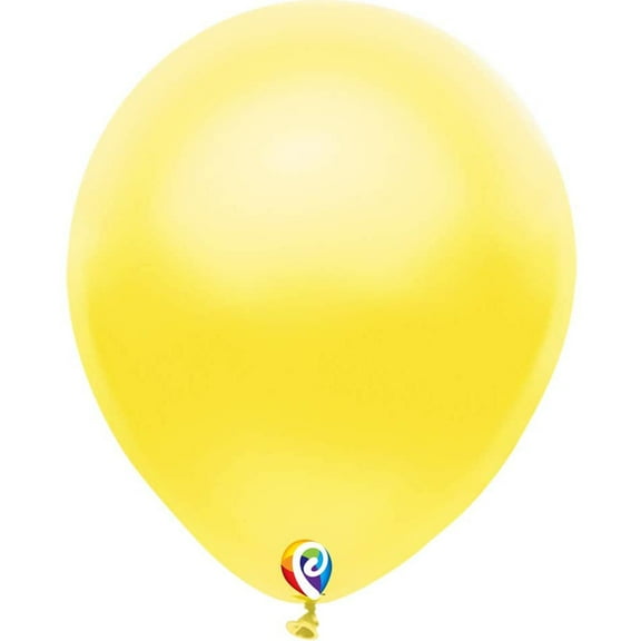 50 Pioneer Pearl Yellow Balloons 12"