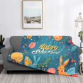 thumbnail image 2 of Fotbe Happy Easter Manta de Franela con Estampado, Manta Ultrasuave para Cama, Sofá, Auto, Hipoalergénica y Antibolitas-40"x30", 2 of 6