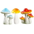 thumbnail image 2 of Leaqu Mushroom Garden Statues, Eye Catching 3 Count, 2 of 7