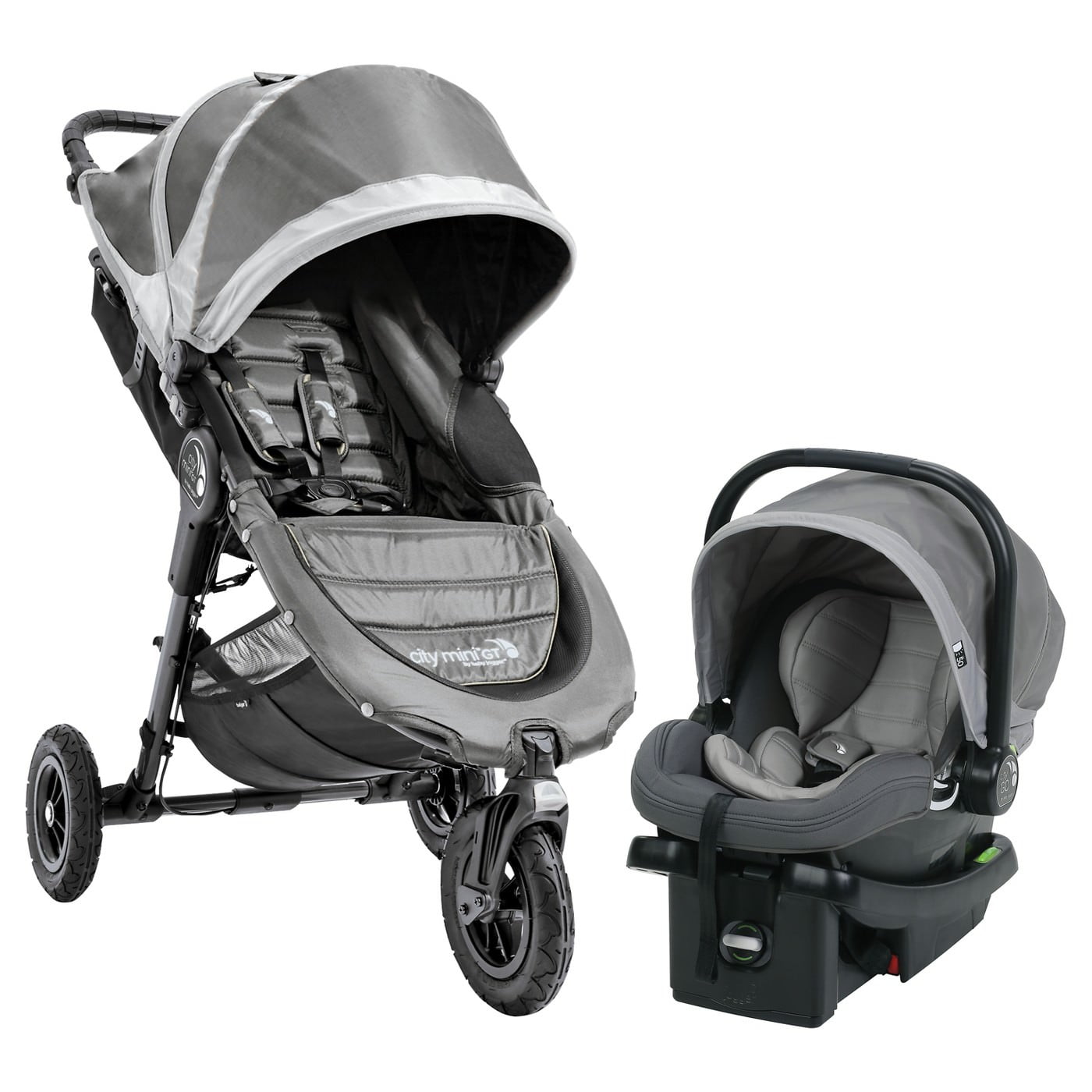 Photo 1 of Baby Jogger City Mini GT Travel System - Steel Gray